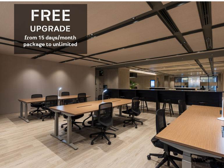 Hotdesk Unlimited Promotion at Junction City Tower